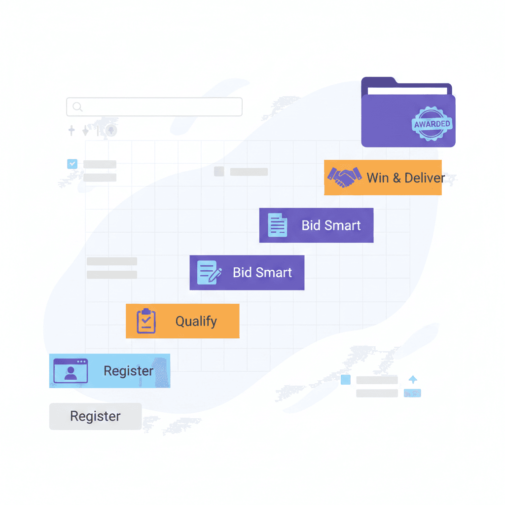 فرص المنشآت الصغيرة والمتوسطة في المناقصات الحكومية السعودية: التسجيل، التأهيل، تقديم العروض، الفوز والتنفيذ